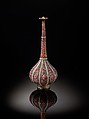 Rosewater Sprinkler (gulabpash), Metal, inlaid with rubies, emeralds, and pearls
